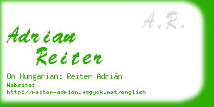 adrian reiter business card